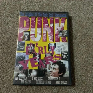Punk The Early Years DVD The Origins Of The Punk Rock Phenomenon (2000)